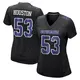 Game Black Women's James Houston Dallas Cowboys Carbon Fashion Jersey
