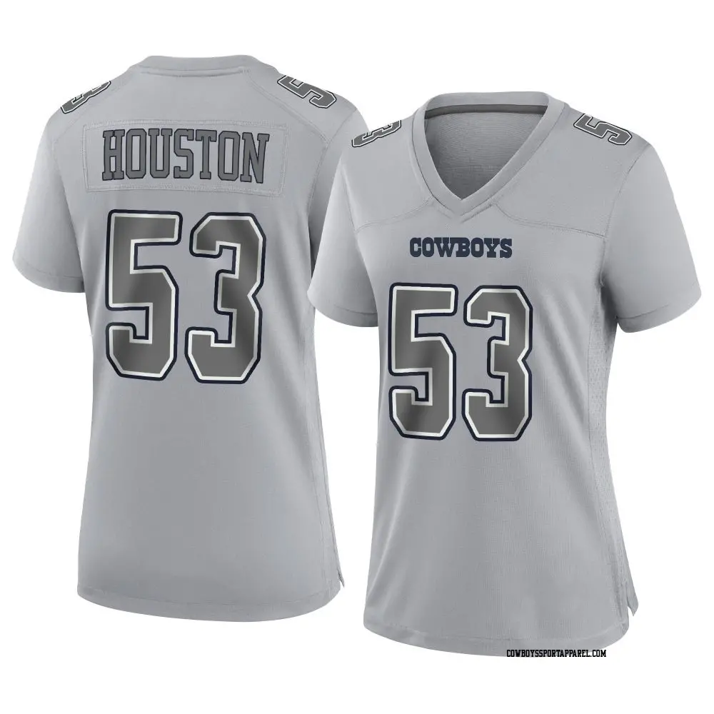 Game Gray Women's James Houston Dallas Cowboys Atmosphere Fashion Jersey