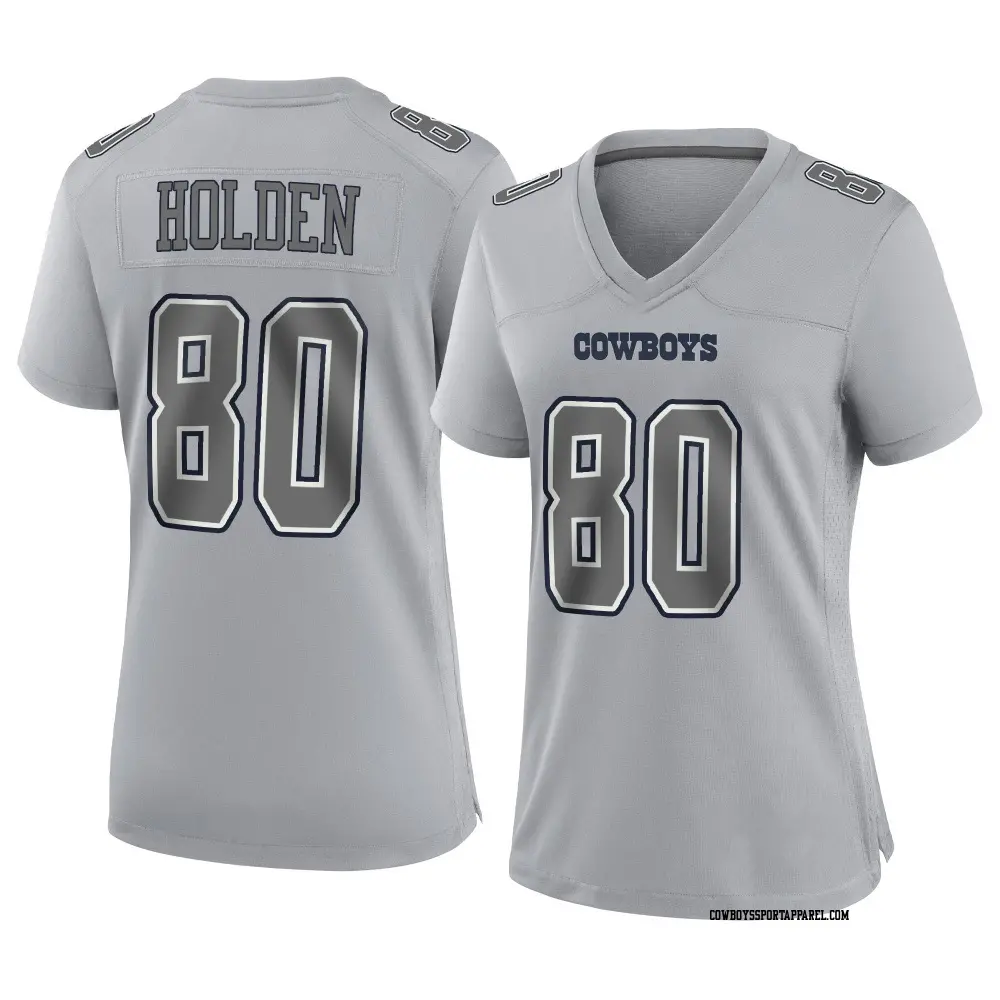 Game Gray Women's Traeshon Holden Dallas Cowboys Atmosphere Fashion Jersey