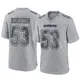 Game Gray Youth James Houston Dallas Cowboys Atmosphere Fashion Jersey