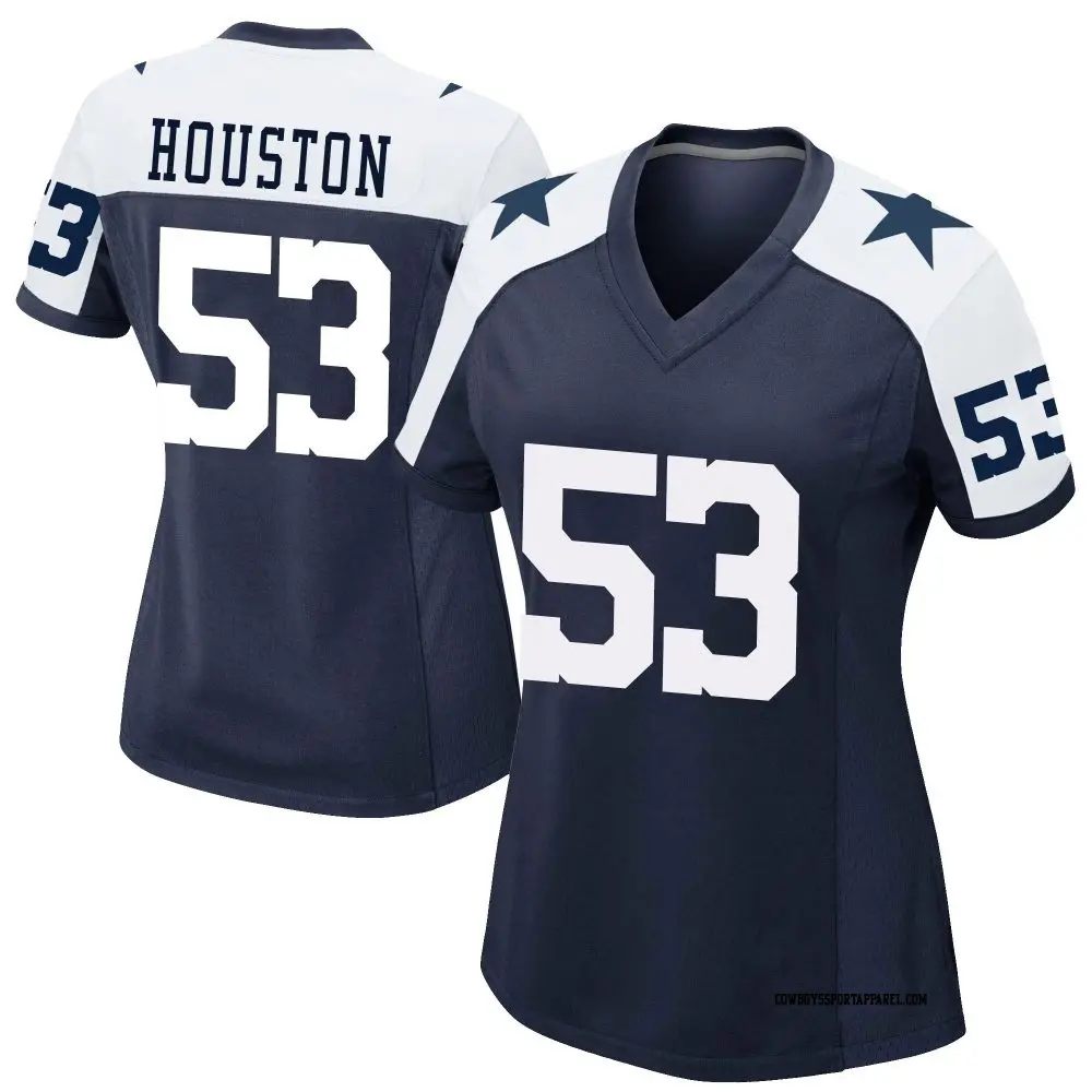 Game Navy Women's James Houston Dallas Cowboys Alternate Jersey