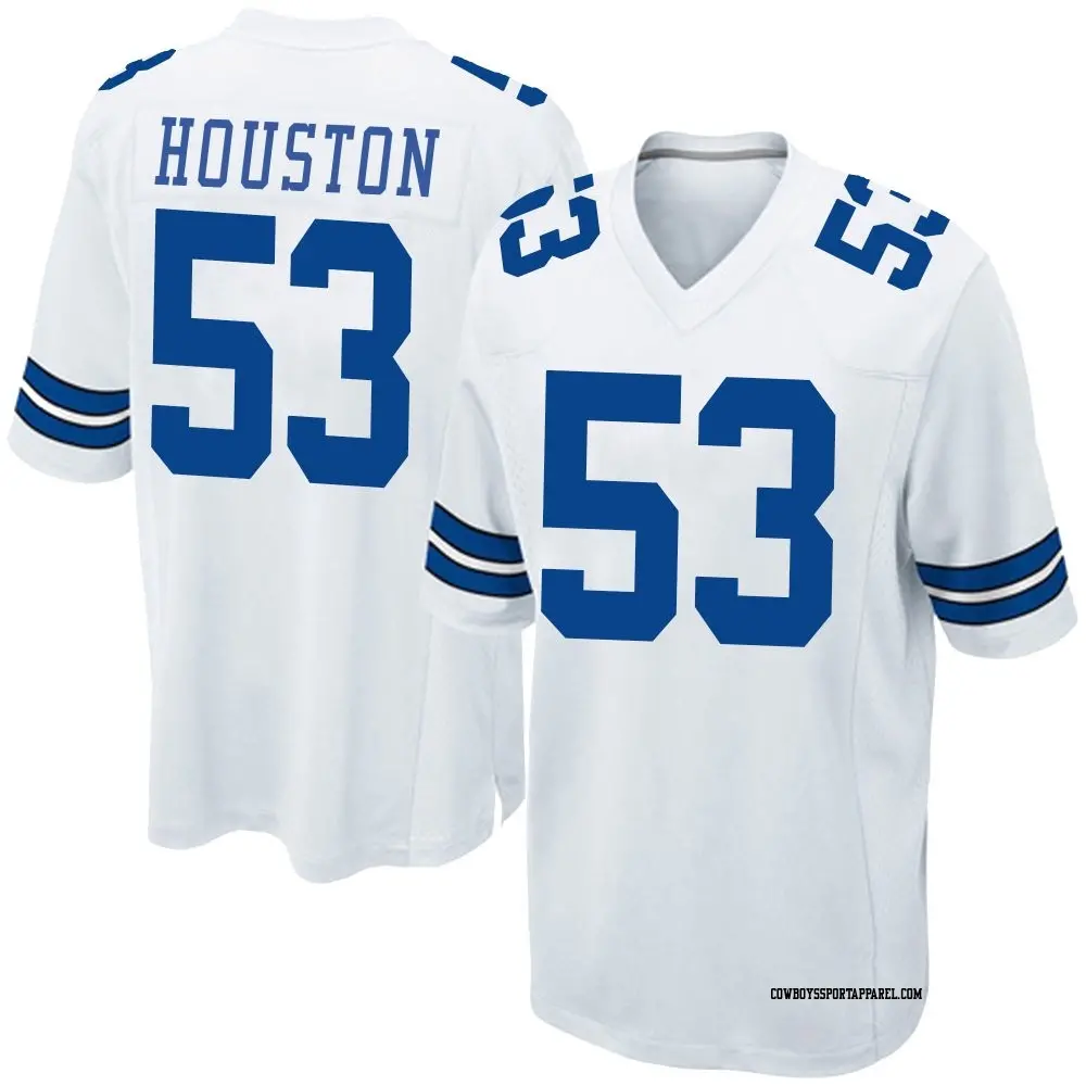 Game White Men's James Houston Dallas Cowboys Jersey