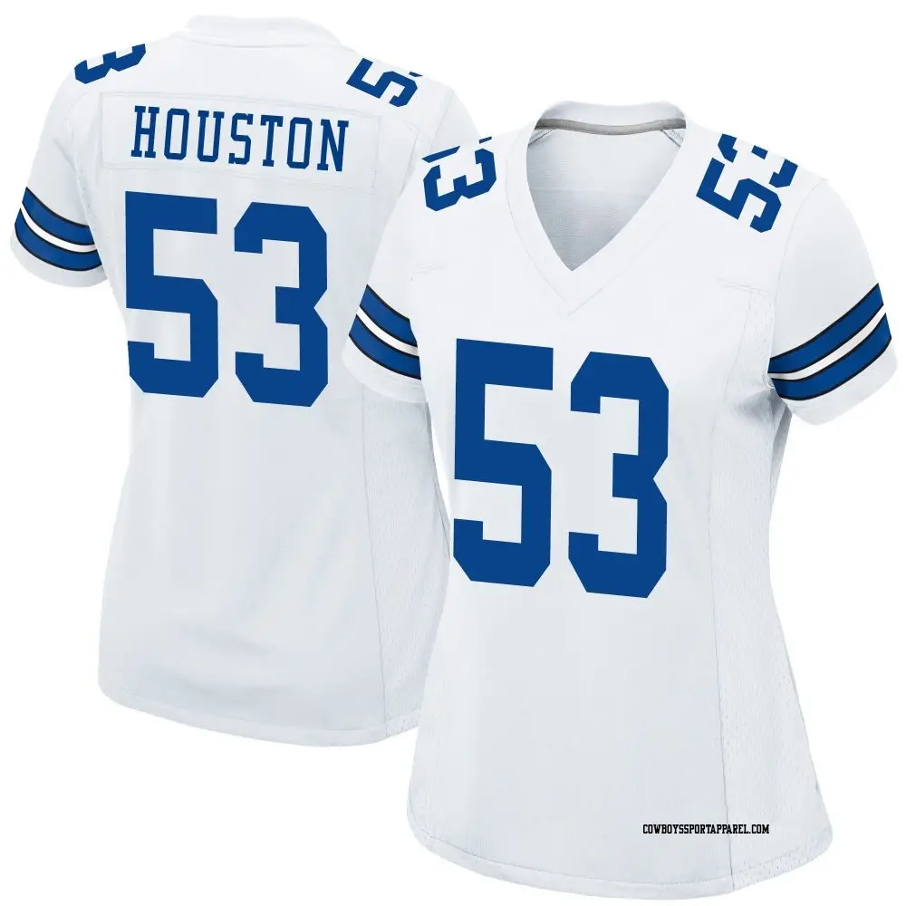 Game White Women's James Houston Dallas Cowboys Jersey