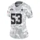 Limited Arctic Camo Women's James Houston Dallas Cowboys 2024 Salute to Service Jersey