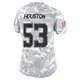 Limited Arctic Camo Women's James Houston Dallas Cowboys 2024 Salute to Service Jersey