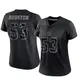 Limited Black Women's James Houston Dallas Cowboys Reflective Jersey