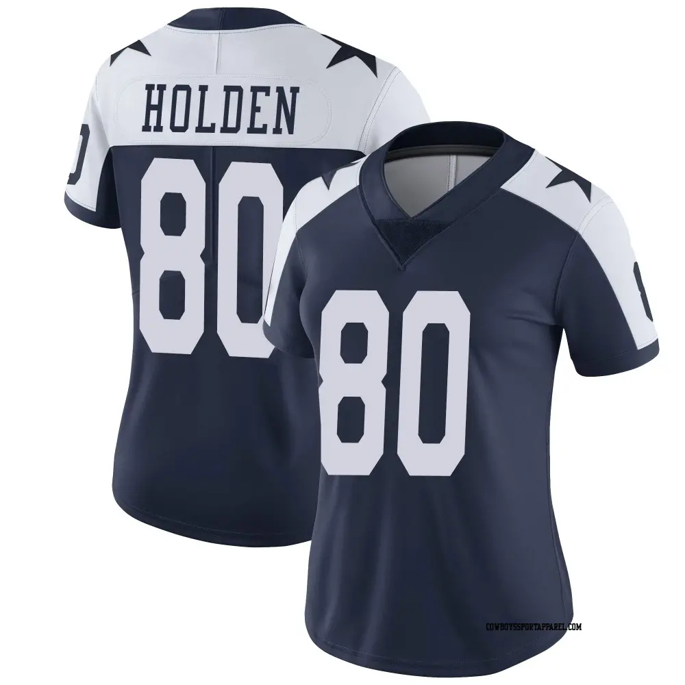 Limited Navy Women's Traeshon Holden Dallas Cowboys Alternate Vapor Untouchable Jersey