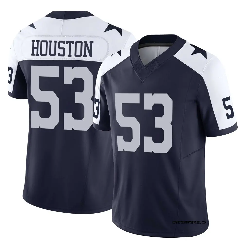 Limited Navy Youth James Houston Dallas Cowboys Alternate Vapor F.U.S.E. Jersey