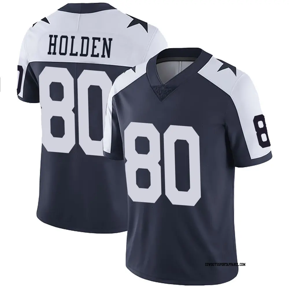 Limited Navy Youth Traeshon Holden Dallas Cowboys Alternate Vapor Untouchable Jersey