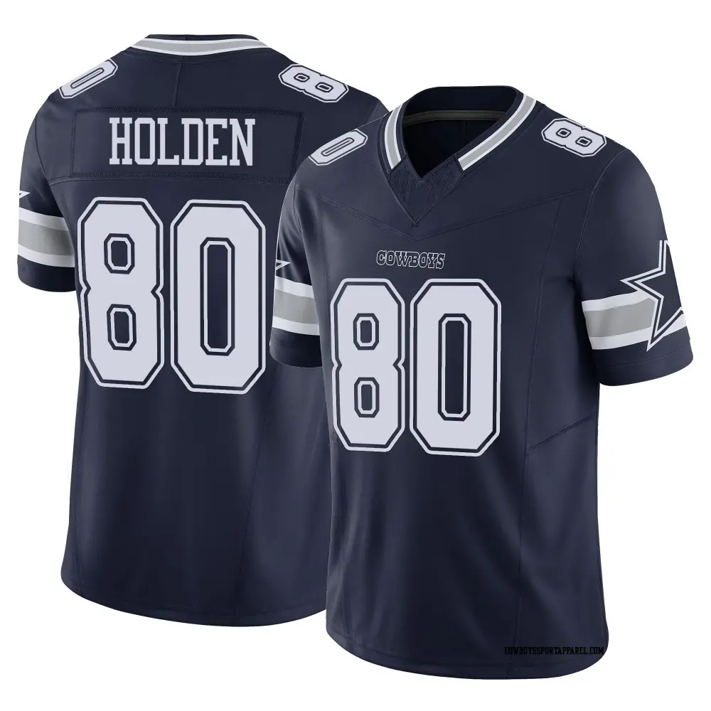 Limited Navy Youth Traeshon Holden Dallas Cowboys Vapor F.U.S.E. Jersey