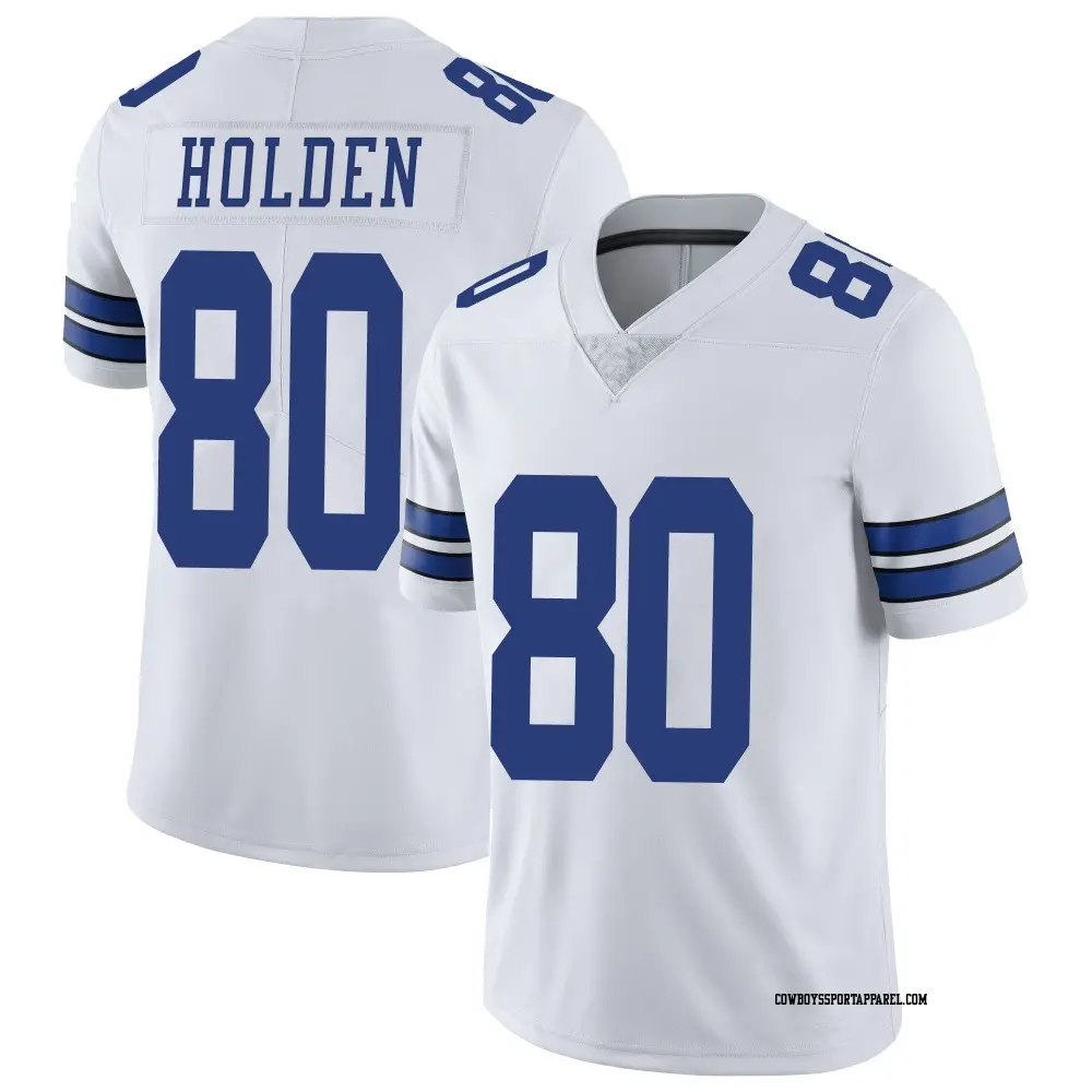 Limited White Men's Traeshon Holden Dallas Cowboys Vapor Untouchable Jersey