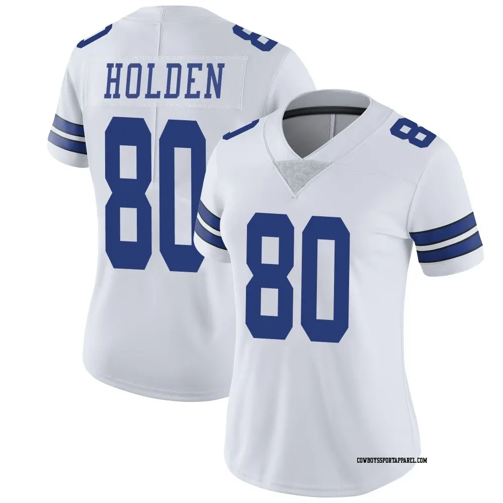 Limited White Women's Traeshon Holden Dallas Cowboys Vapor Untouchable Jersey