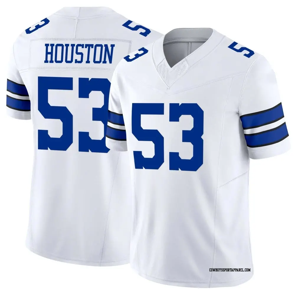 Limited White Youth James Houston Dallas Cowboys Vapor F.U.S.E. Jersey